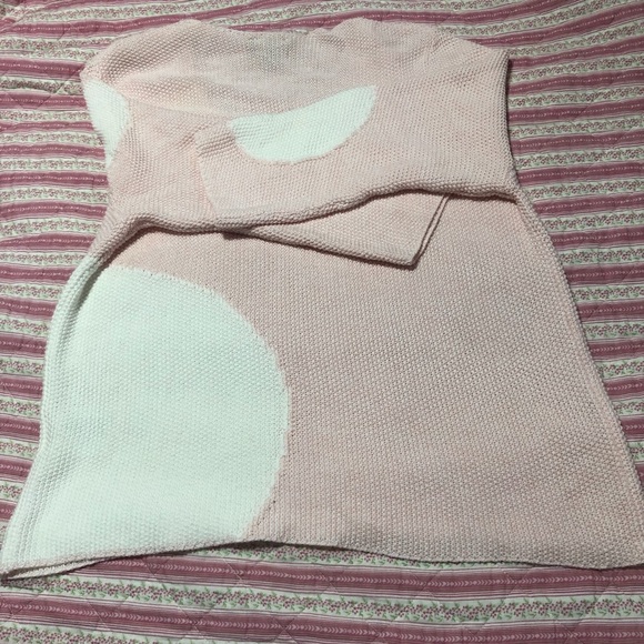 MARBLE Pink and White Crew Neck Sweater-L real nice sweater- new or like new - Picture 6 of 6